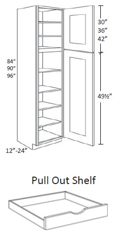 Pantry Cabinet Single Door