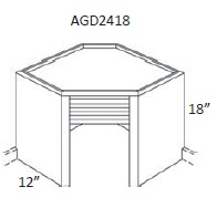 Diagonal Appliance Garage