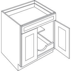 Double Door with Drawer(s) Base with 1 POS