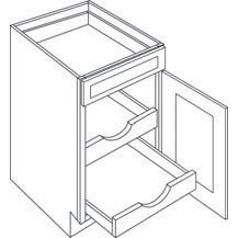 Single Door Base with 2 POS