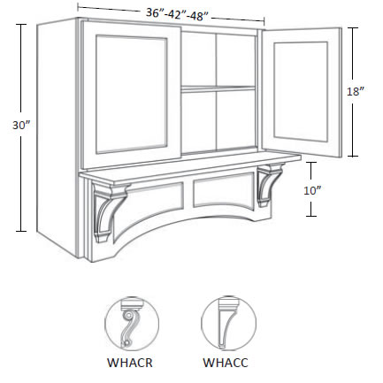 Wood Hood Arched