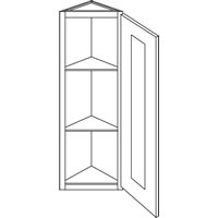 Wall Triangle End Cabinet