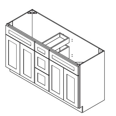 Double Vanity Base Combo