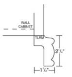 Under  Wall Cabinet Molding