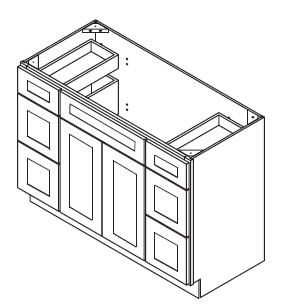 Double Door Vanity Combo