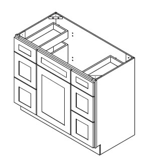 Single Door Vanity Combo