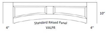 Standard Raised Valance