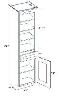 Open Linen Cabinet