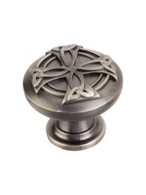 418BNBDL Knob in Brushed Pewter