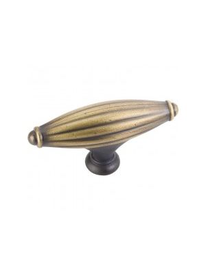 618L-ABSB Knob in Antique Brushed Satin Brass