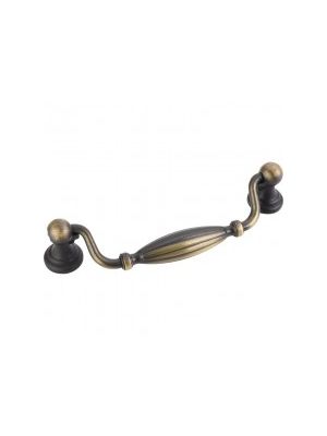 718-128ABSB Pull in Antique Brushed Satin Brass