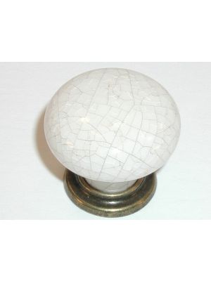 M107 Large knob in German Bronze & Antique Crackle