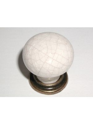 M116 Small knob in German Bronze & Antique Crackle