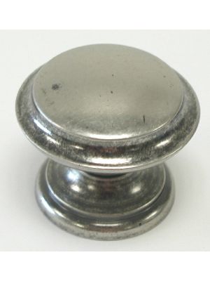 M1232 Flat Top Knob in Antique Pewter