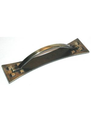 M250 Mission handle/backplate set in Dark Antique Brass