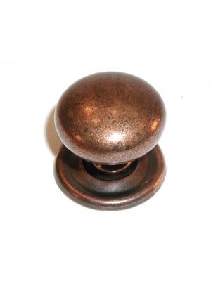 M26 Victoria knob w/backplate in Old English Copper