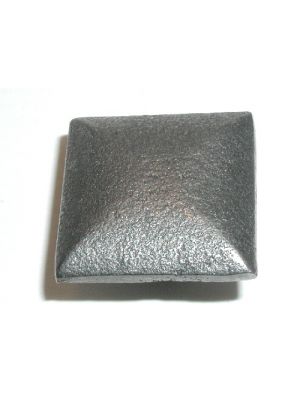 M263 Square Iron knob-smooth in Pewter