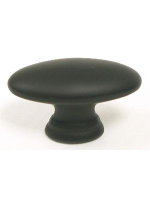 M499 Oval Knob in Flat Black