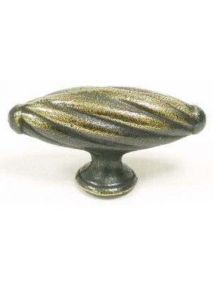 M54 Versailles knob - large in Dark Antique Brass