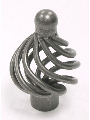 M610 Round Twist Knob in Pewter