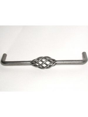 M655 Twisted Wire D Handle in Pewter