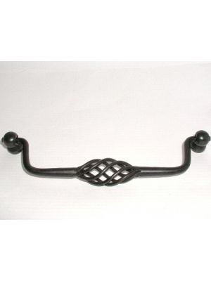 M662 Twisted Wire Drop Handle in Patine Black