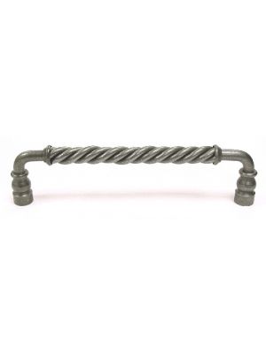 M673 Twisted Bar Handle In Pewter