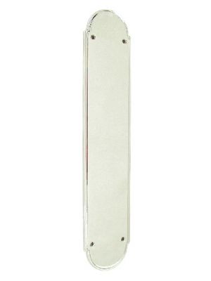 M899 Non-beaded Push Plate in Polished Chrome