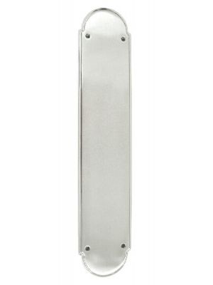 M901 Non-beaded Push Plate in Satin Nickel