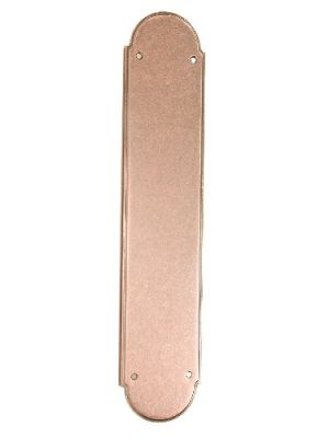 M903 Non-beaded Push Plate in Antique Copper