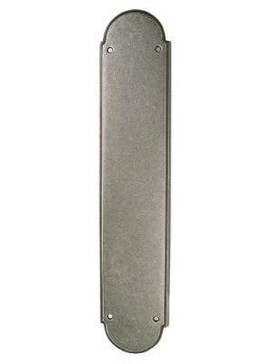 M908 Non-beaded Push Plate in Pewter