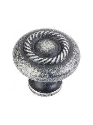 Z117SIM Knob in Distressed Antique Silver