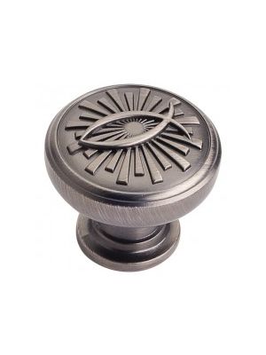 318BNBDL Knob in Brushed Pewter