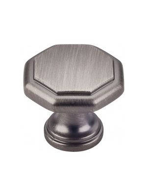 424BNBDL Knob in Brushed Pewter