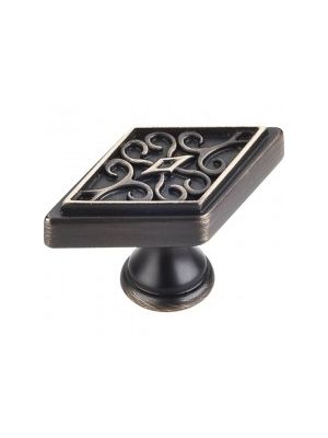 561ABSB Knob in Antique Brushed Satin Brass