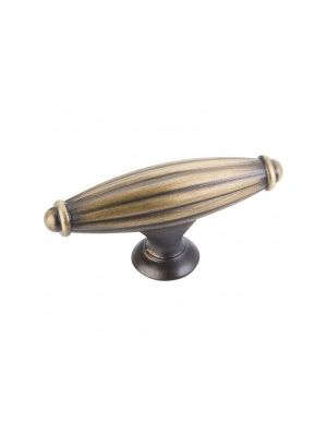 618ABSB Knob in Antique Brushed Satin Brass