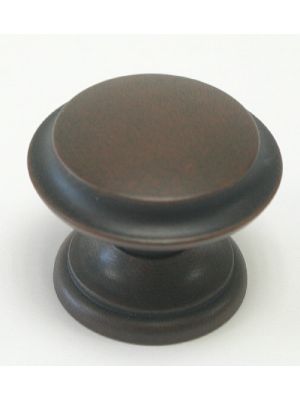 M1231 Flat Top Knob in Patina Rouge