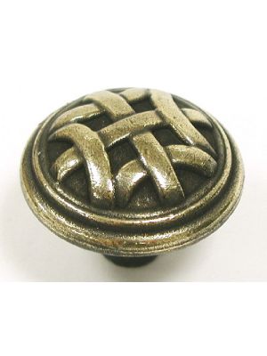 M161 Celtic large knob in Dark Antique Brass