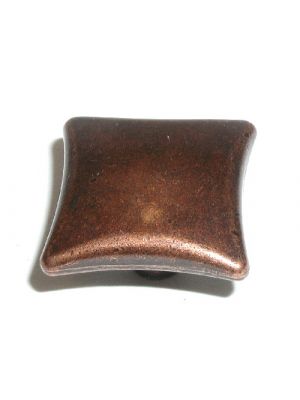 M256 Square knob in Old English Copper