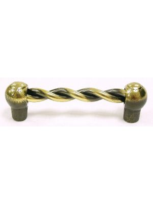 M448 Thames twist bar handle in Dark Antique Brass