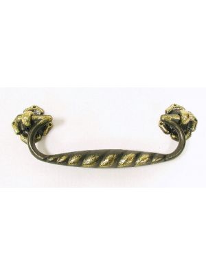 M502 Thames drop handle in Dark Antique Brass