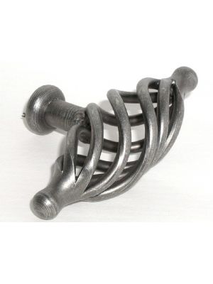 M625 Large Oval Twist Knob in Pewter