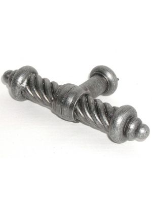 M628 T-Shaped Twist Knob in Pewter