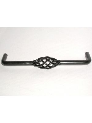 M656 Twisted Wire D Handle in Patine Black