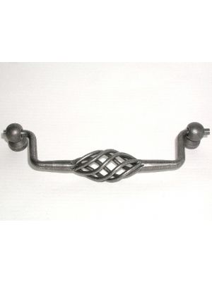 M658 Twisted Wire Drop Handle in Pewter