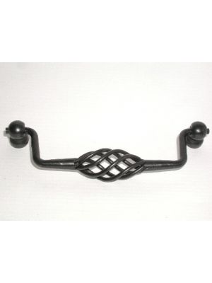 M659 Twisted Wire Drop Handle in Patine Black