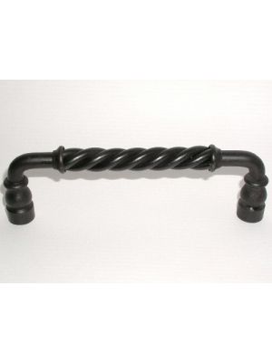 M671 Twisted Bar Handle in Patine Black