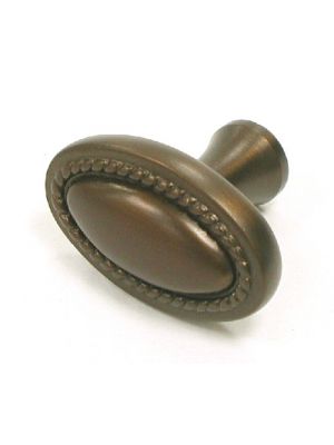 M751 Oval Rope Knob in Oil Rubbed Bronze