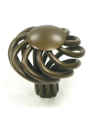 M776  Large Flower Twist Knob in Oil Rubbed Bronze