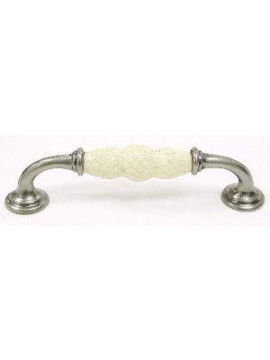 M82 D- handle in Antique Pewter & Bone Crackle